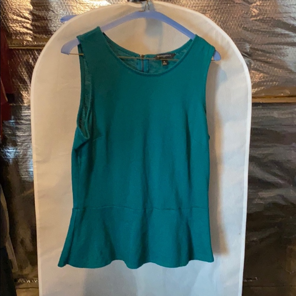 Banana Republic Factory Teal Sleeveless Blouse